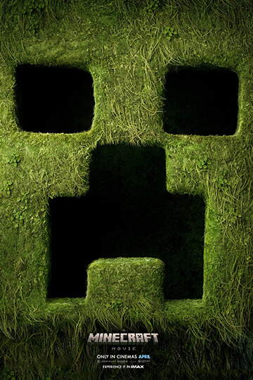 a minecraft movie poster